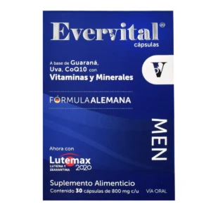 Evervital Men Vitamins and Minerals 30 Capsules